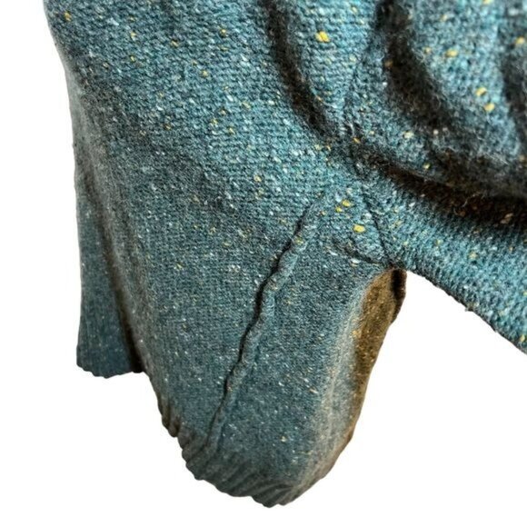 Frank + Oak Women’s Sweater Size Small Wool Blend Green Oversized Turtleneck - Picture 4 of 9